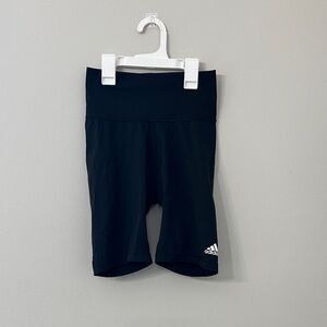 Adidas Black High-Waist Shorts